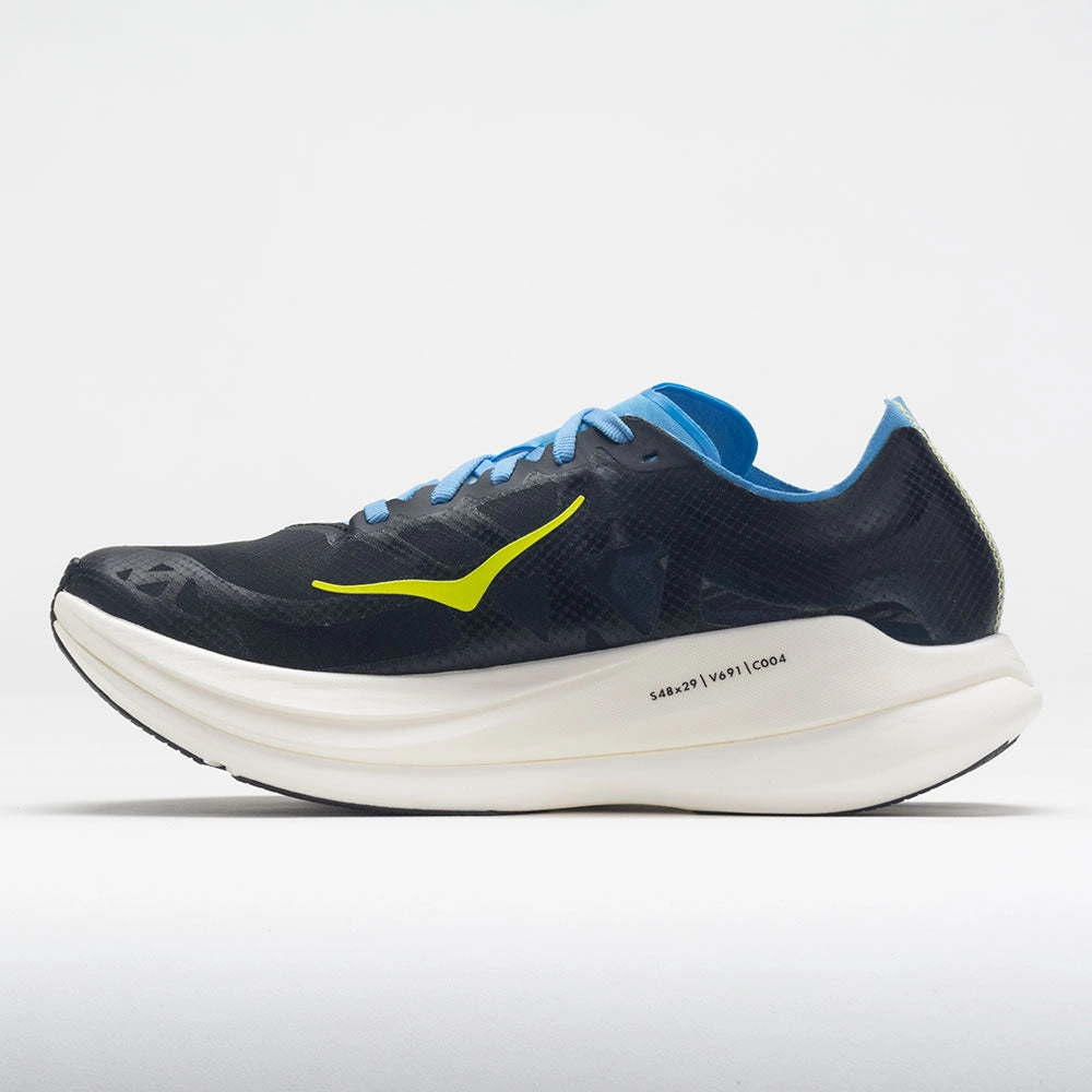 running with a whistle HOKA Rocket X 2 Unisex  Black/Multi
