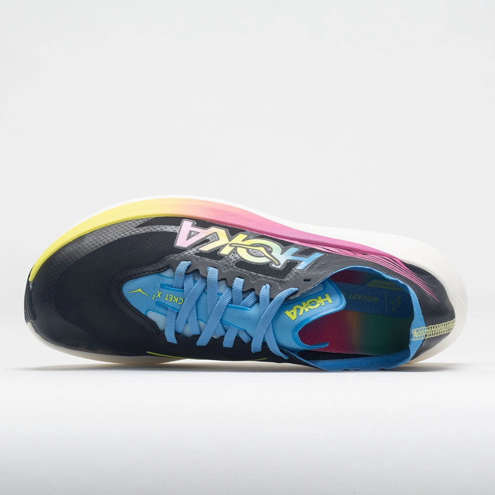 HOKA Rocket X 2 Unisex  Black/Multi running in the city