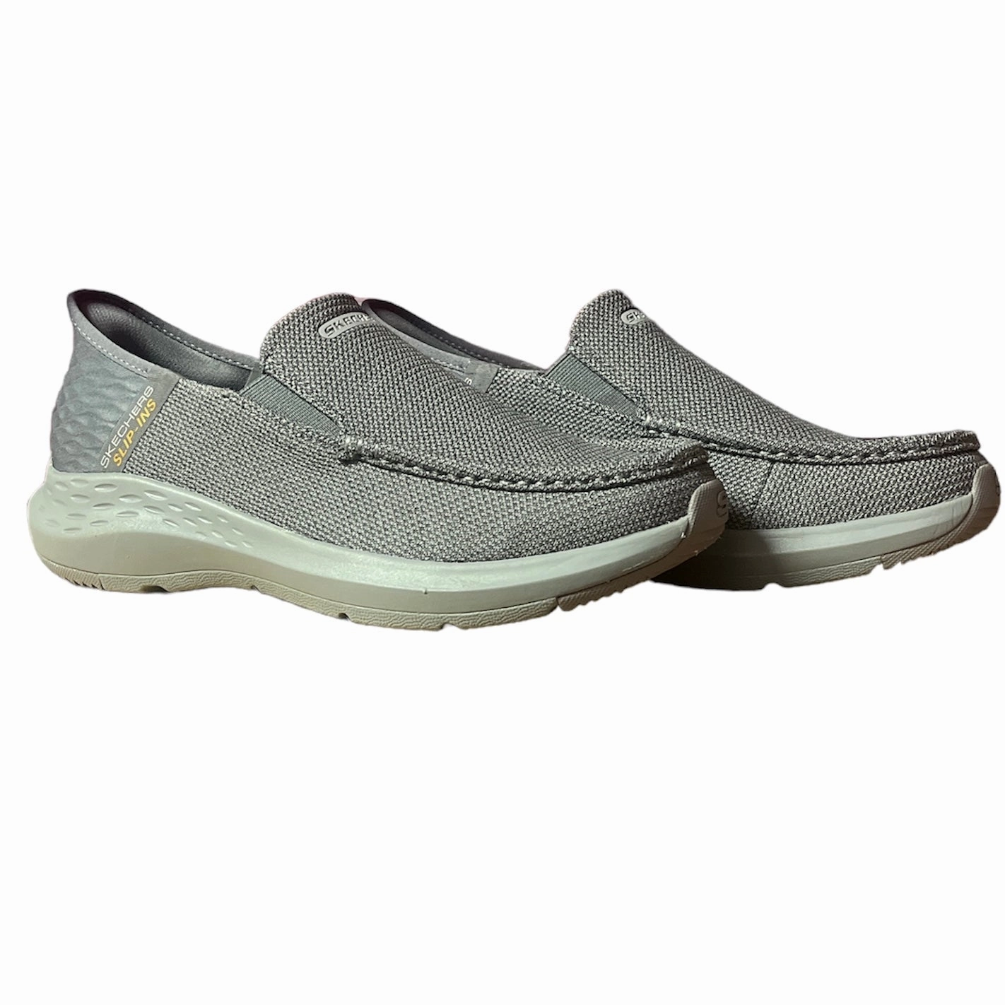Men's Slip-Ins Relaxed Fit: Parson-Ralven Grey Comfy Steps Daily Commute