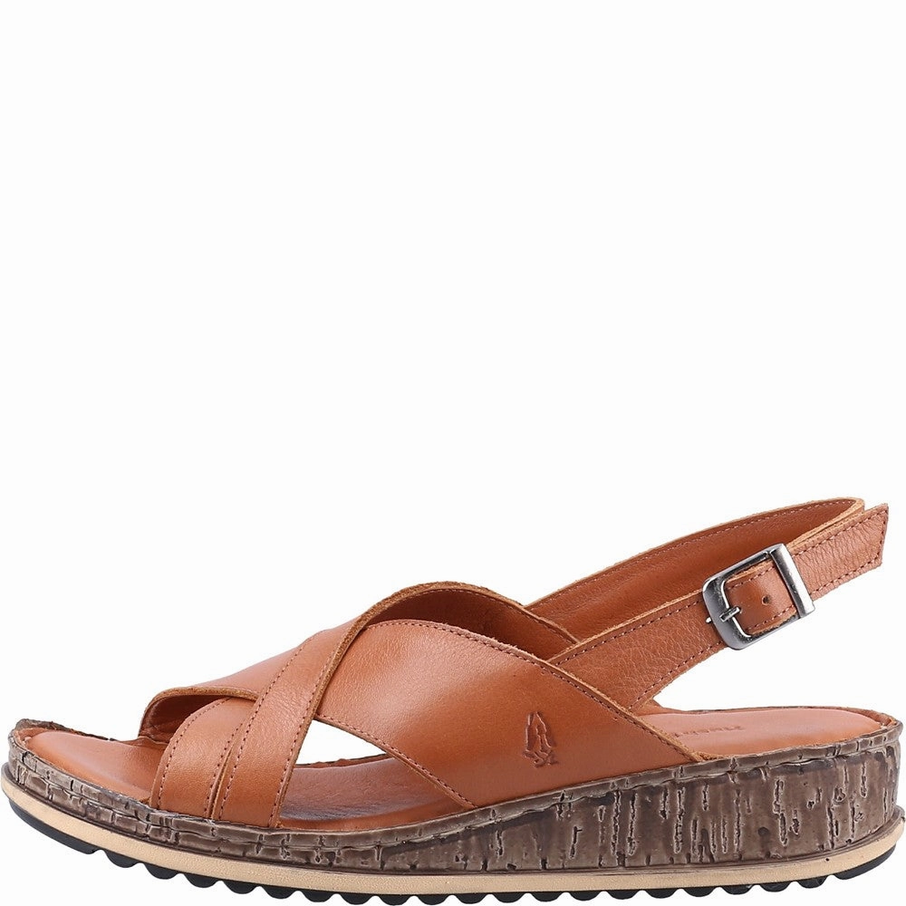 Hush Puppies Elena Cross Over Wedge Sandal Unisex style