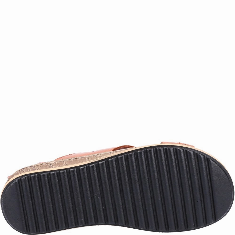 Comfortable Foot Hush Puppies Elena Cross Over Wedge Sandal