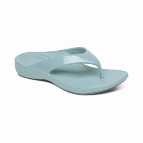 Breezy Mood Leisure Vibe Women's Maui Orthotic Flips Blue