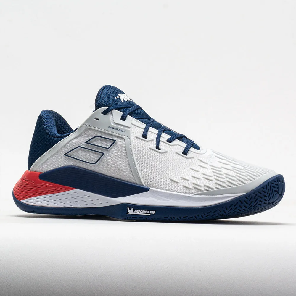 Babolat Propulse Fury 3 Men's  White/Estate Blue team - sports