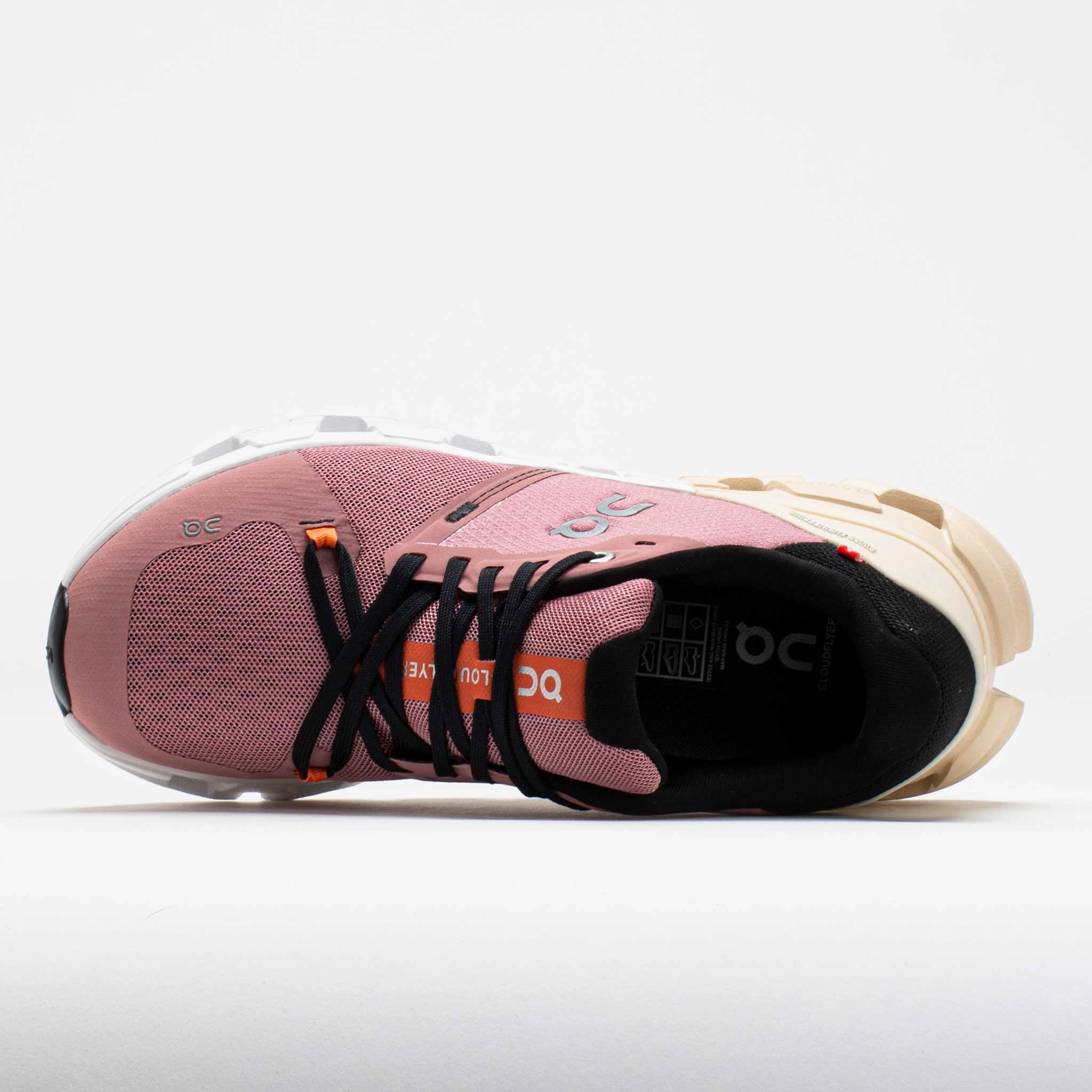 On Cloudflyer 4 Women's  Dustrose/Sand running for a way to stay grounded