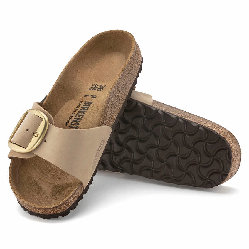 Foam Comfort Removable Footbed Madrid Big Buckle Sandcastle Narrow