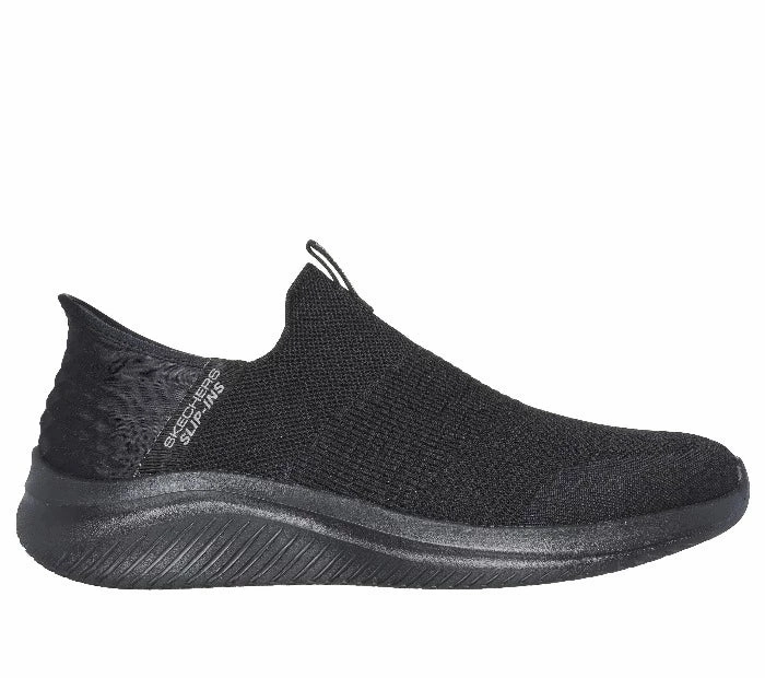 Calm Walk Men's Slip-Ins: Ultra Flex 3.0 - Smooth Step Black