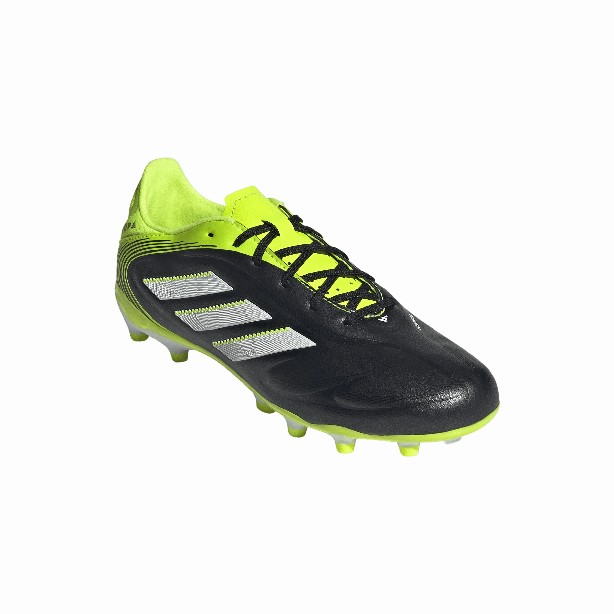 adidas Junior Copa Pure lll League FG Firm Ground Cleats - Core Black/ Ftwr White//Luclemon Quick Acceleration Daily Play
