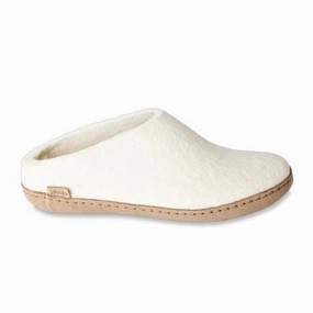 Slip On White (Leather) RubberOutsole strap on