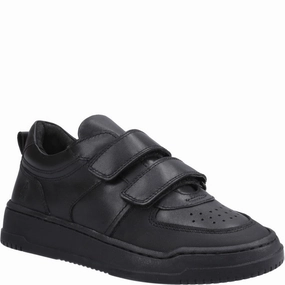 City Snap Hush Puppies Daxton Touch Fastening XL Senior School Shoes