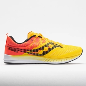 Saucony Fastwitch 9 Women's  ViZiGold/ViZiRed running for a positive mindset