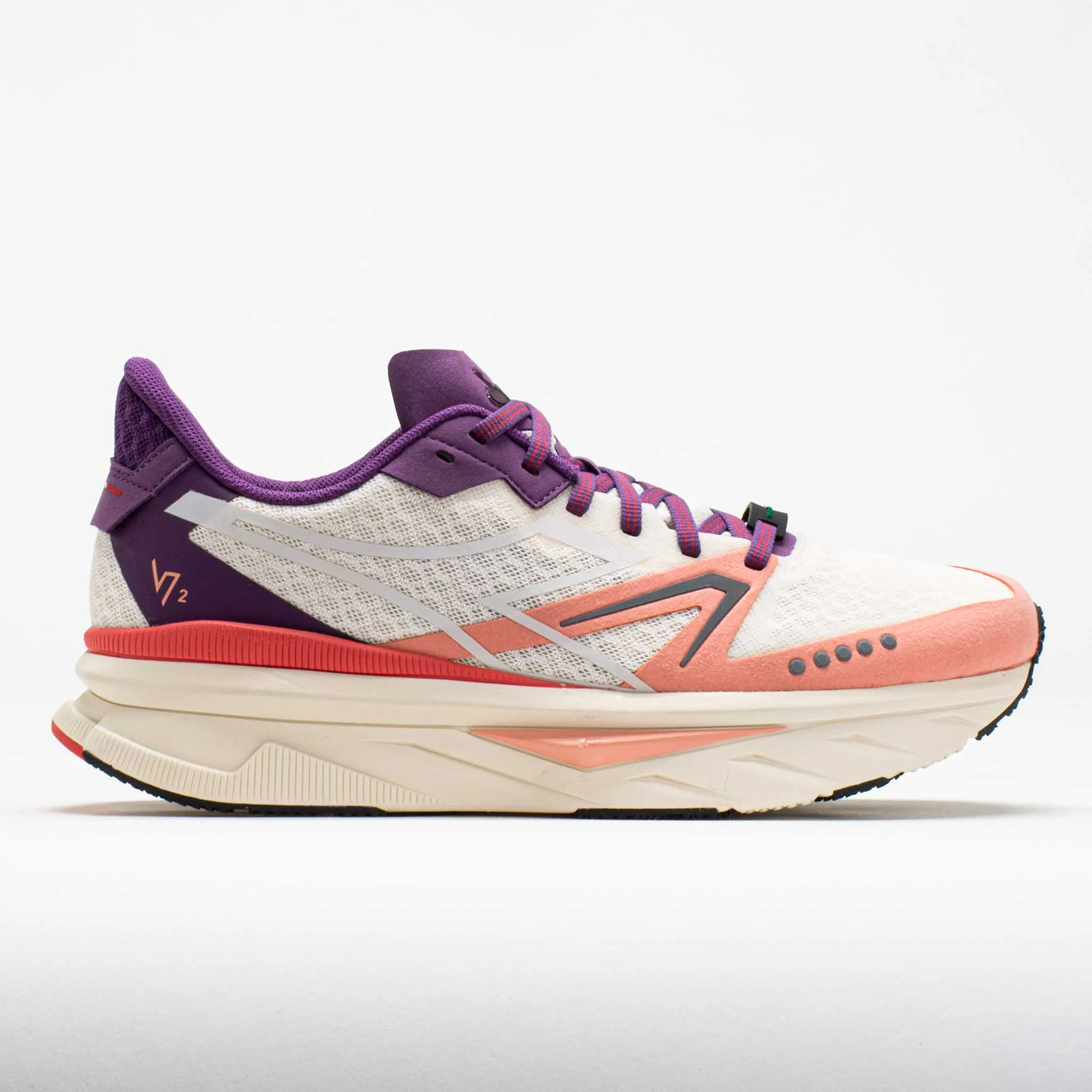 Diadora Atomo v7000-2 Unisex  Whisper White/Peach Amber suitable for youth Sock - like feel