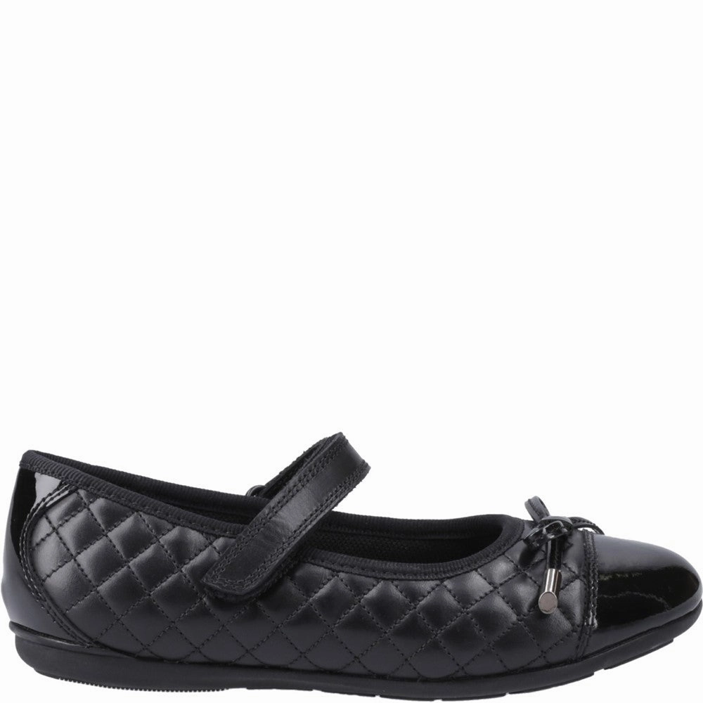 Beach Path Hush Puppies Lottie Quilt Ballerina Junior School Shoes