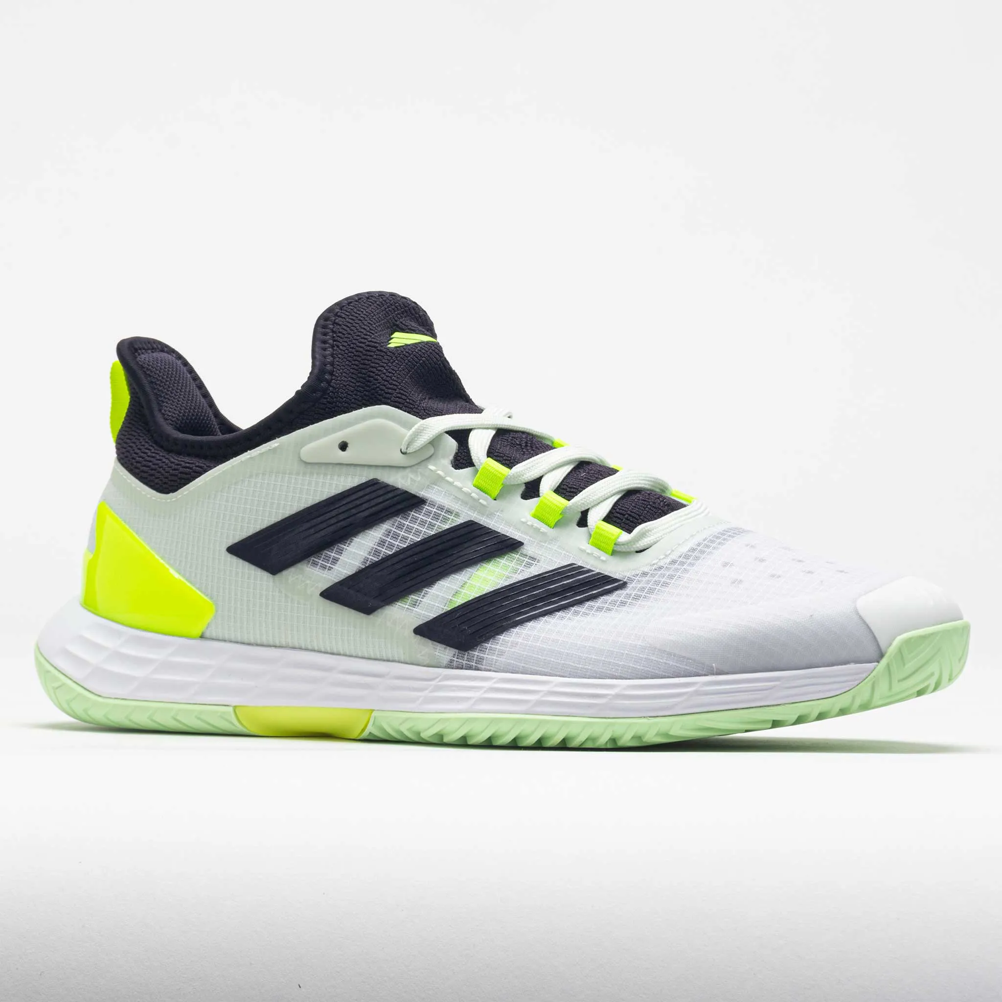 sprinter's shoe preference adidas adizero Ubersonic 4.1 Men's  White/Aurora Black/Lucid Lemon