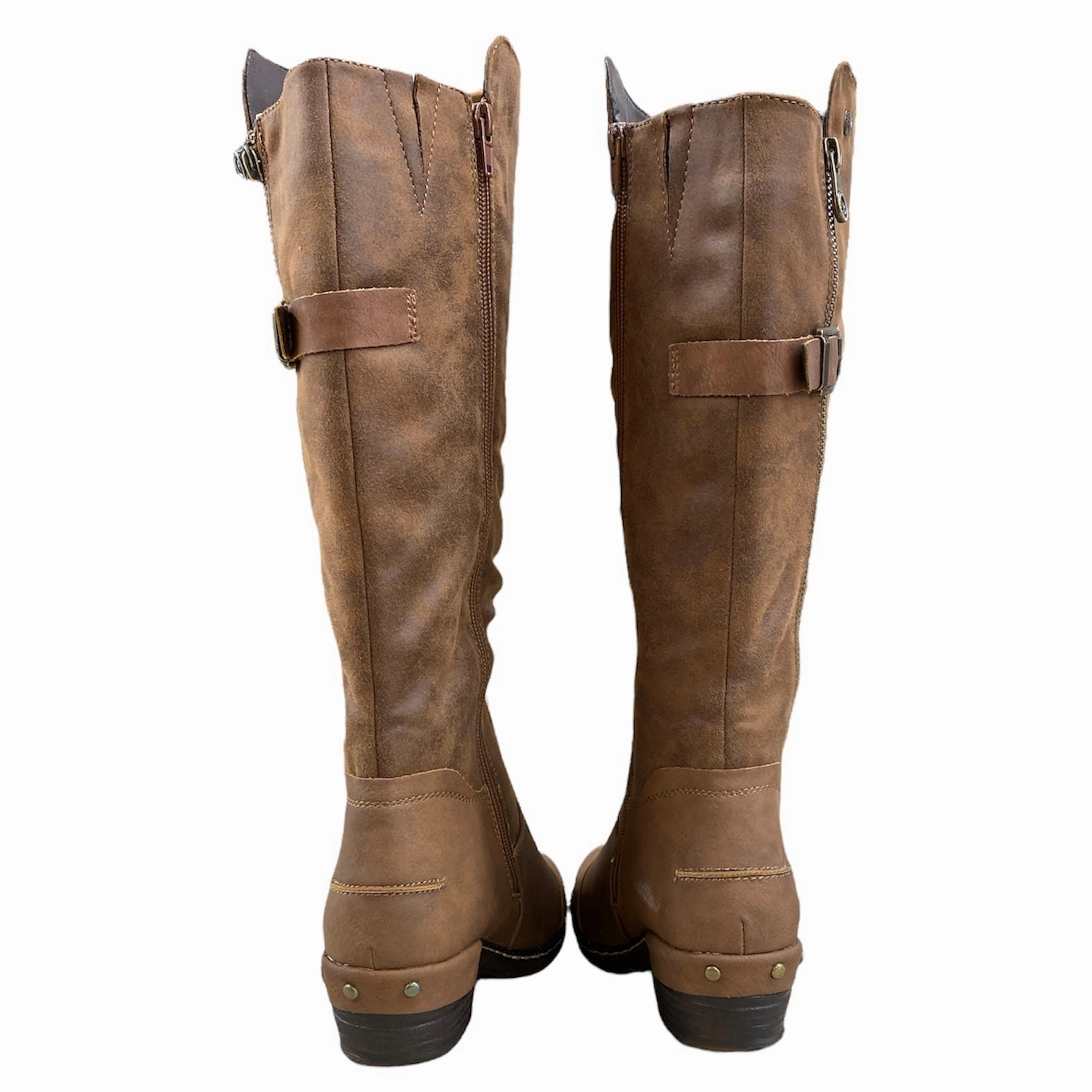 Trendy Look 93654-22 Brown Tall Riding Boot RTex
