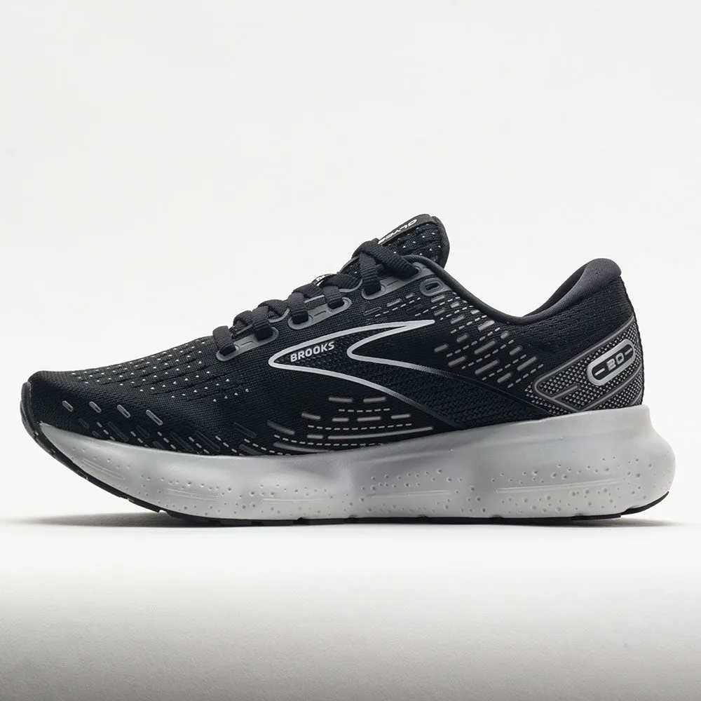 Brooks Glycerin 20 Women's  Black/White/Alloy Midsole Comfort