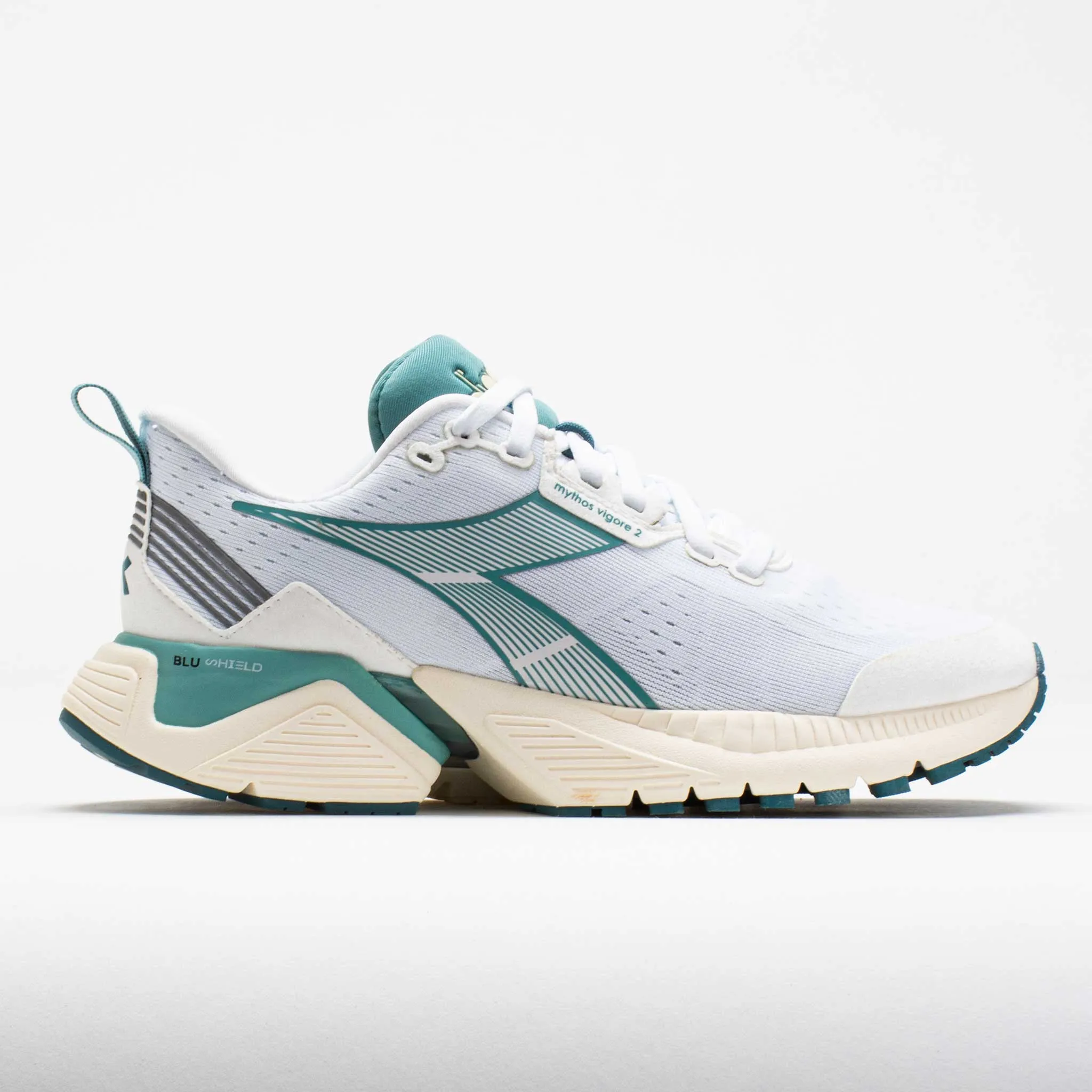 Diadora Mythos Blushield Vigore 2 Women's  Black/Whisper White shock - absorbing rubber shoes gymnastic shoes