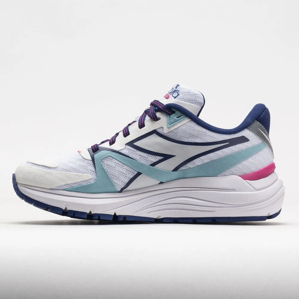 mid - cut running wear recycled - material shoes Diadora Mythos Blushield 8 Vortice Women's  White/Blueprint