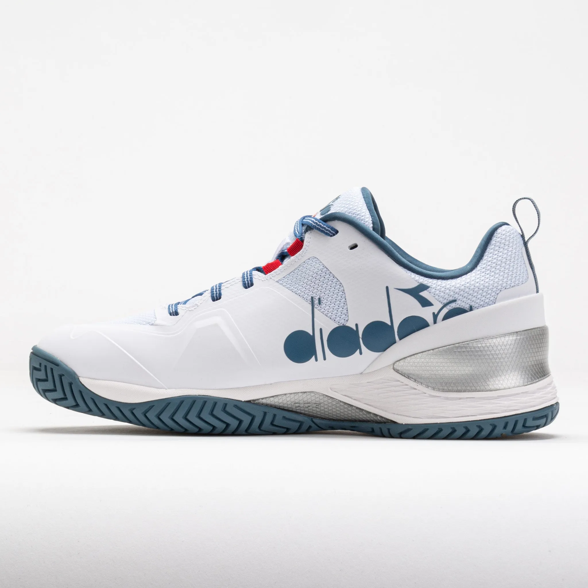 Trail Ready Diadora Blushield Torneo 2 AG Men's  White/Oceanview/Salsa