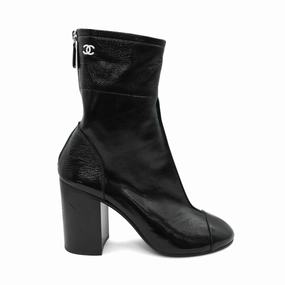 Firm Hold Chanel Ankle Boots - Women's 39