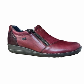 44265-35 Wine Zip RTex Blossom Jog Cushioned heel