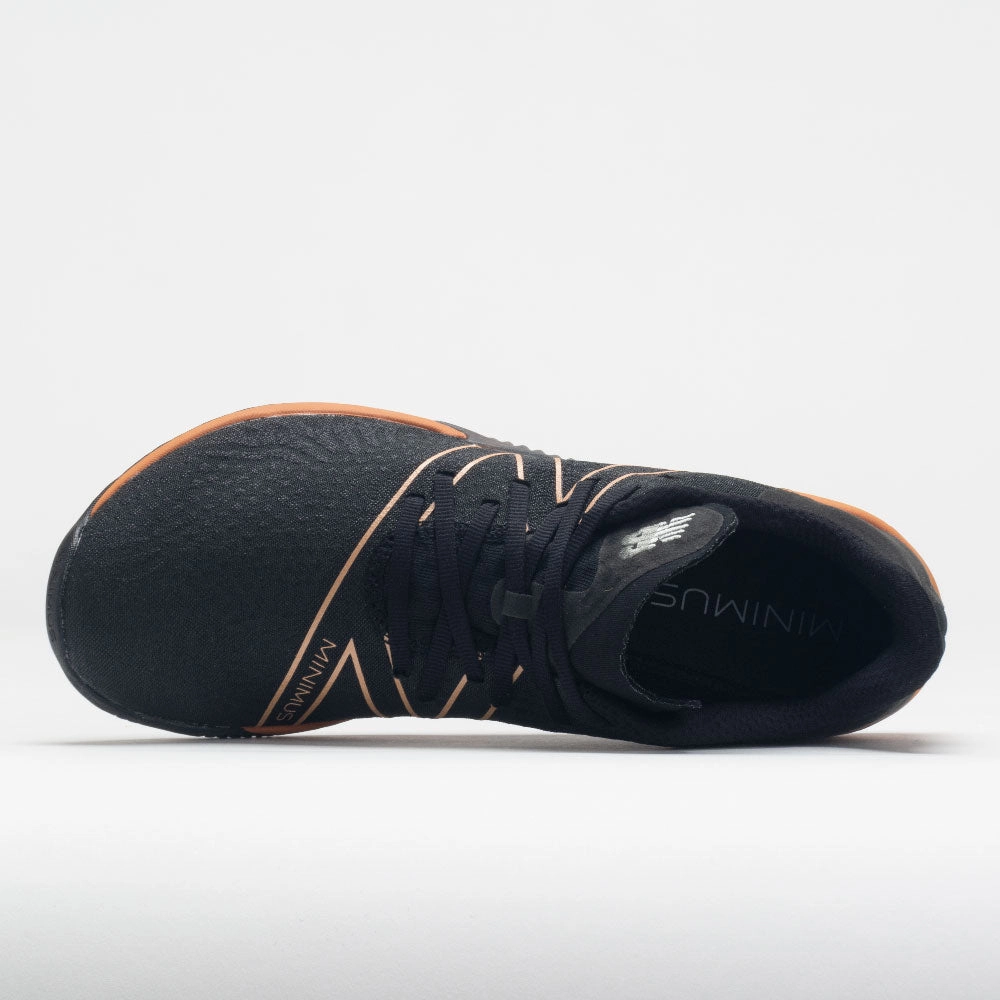 windy days track running footwear New Balance Minimus TR Men's  Black/Blacktop/Copper Metallic