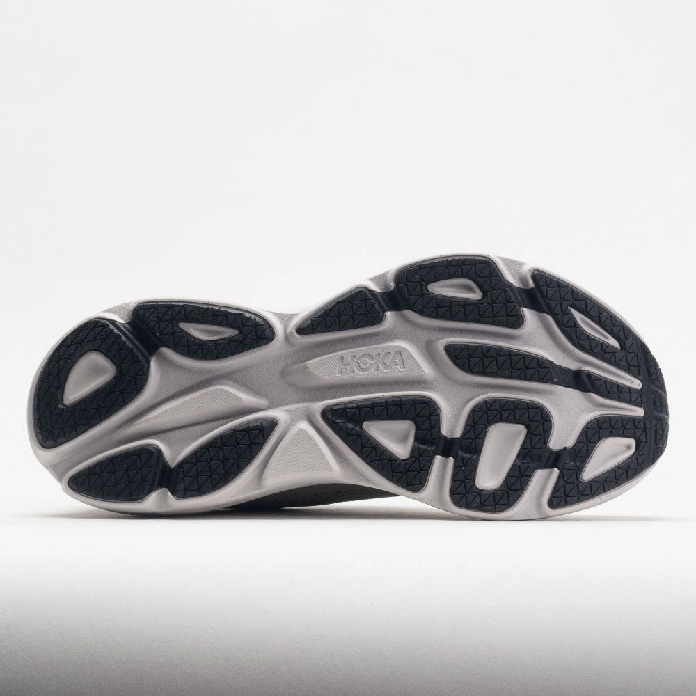 HOKA Bondi 8 Men's  Sharkskin/Harbor Mist shock - absorbing inserts running watches