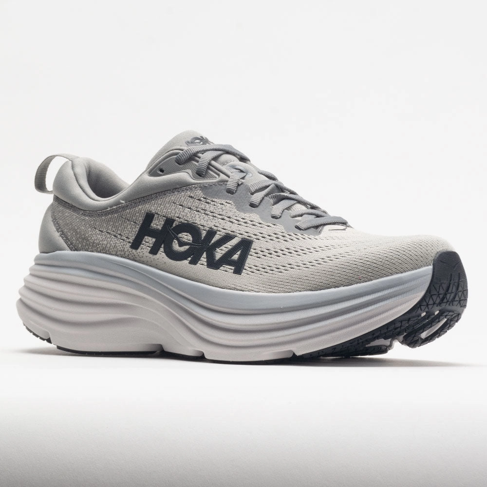 HOKA Bondi 8 Men's  Sharkskin/Harbor Mist shock - absorbing Quickness