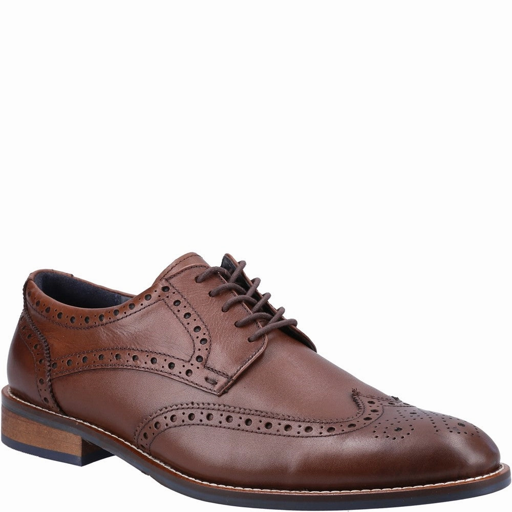 Fit for All Reinforced toe Hush Puppies Dustin Brogue Shoe