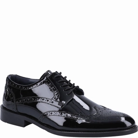 Hush Puppies Dustin Brogue Patent Shoe Urban Moodwear