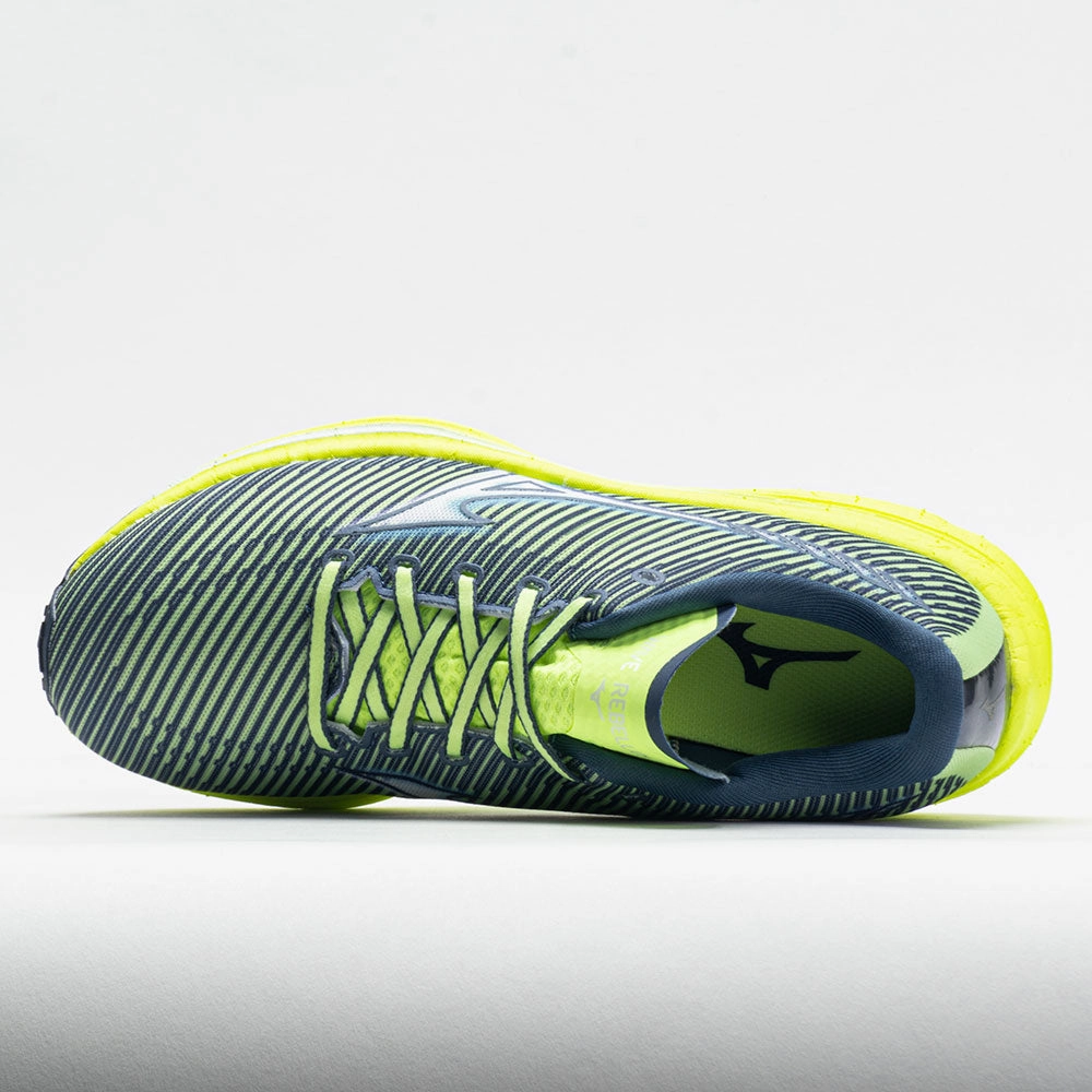 Mizuno Wave Rebellion Women's  Neo Lime Flat Sole bright - colored running shoes