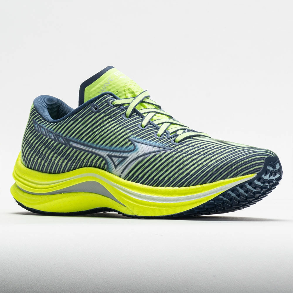 style shoes running in new tracks shoes Mizuno Wave Rebellion Women's  Neo Lime