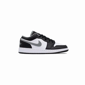 breathable - upper shoes vegan running option Air Jordan 1 Low (GS), Black Medium Grey