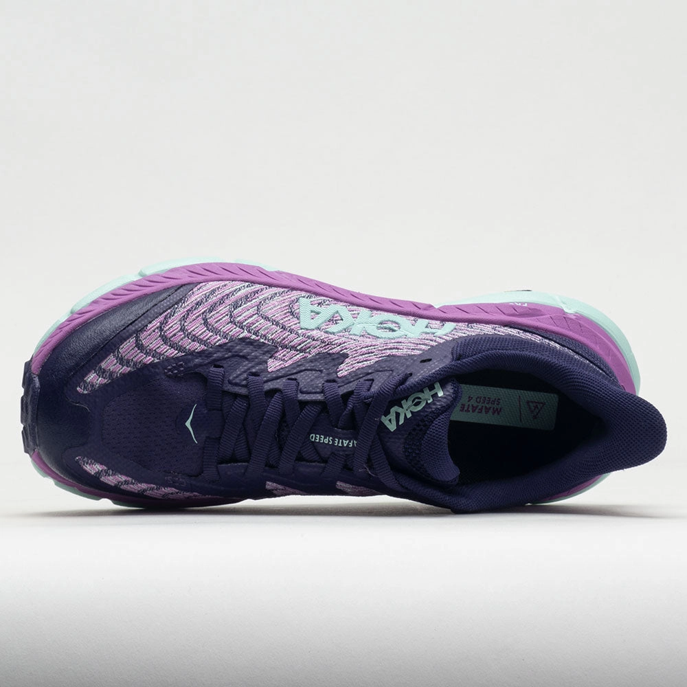 HOKA Mafate Speed 4 Women's  Night Sky/Orchid Flower sporty sneakers track - meet running shoes