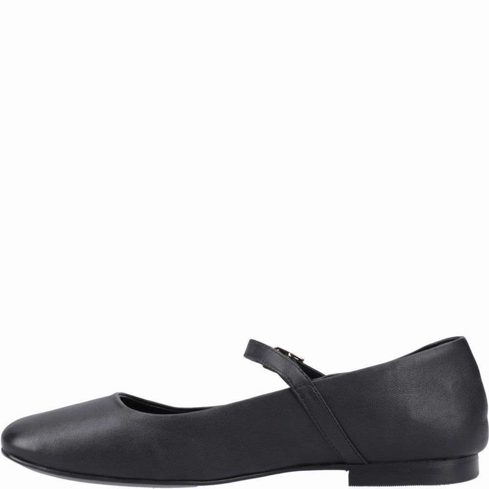 Hush Puppies Pasha Leather Ballerina Porous Structure