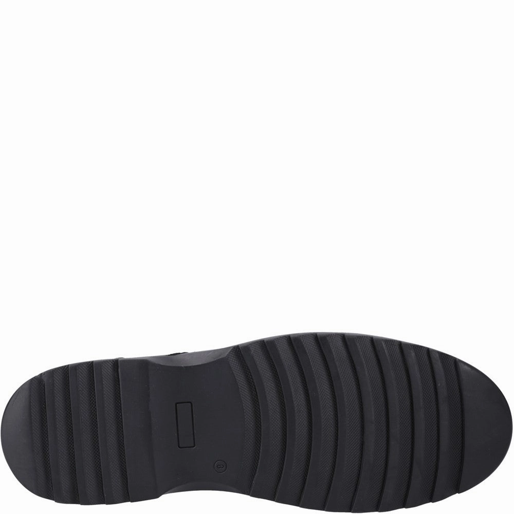 Hush Puppies Romeo Lace Up XL Senior School Shoes On Feet Lightweight Design