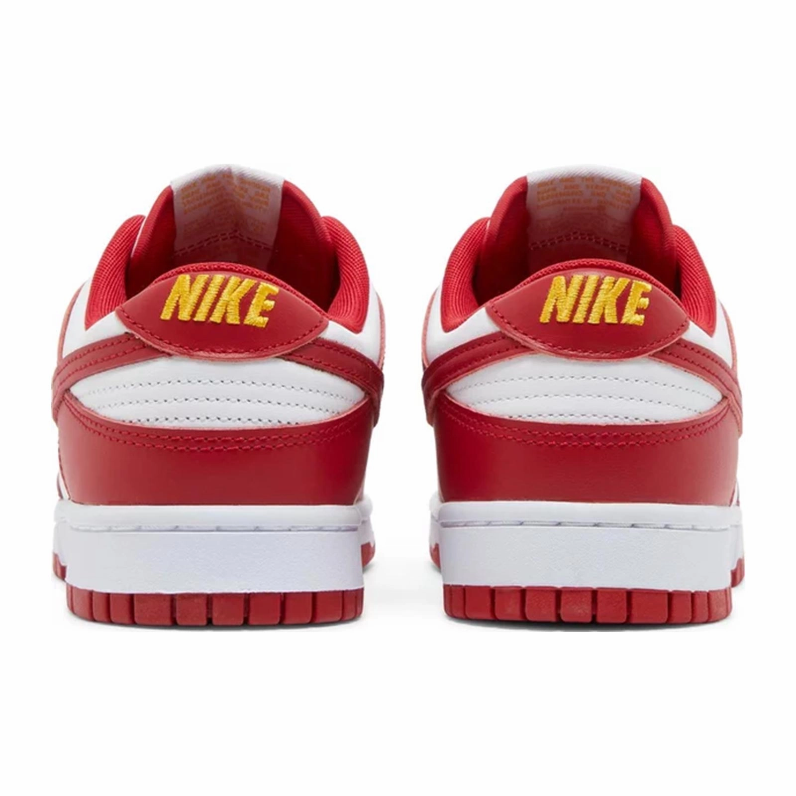 Nike Dunk Low, Gym Red Heel Stabilizer Design Reinforced