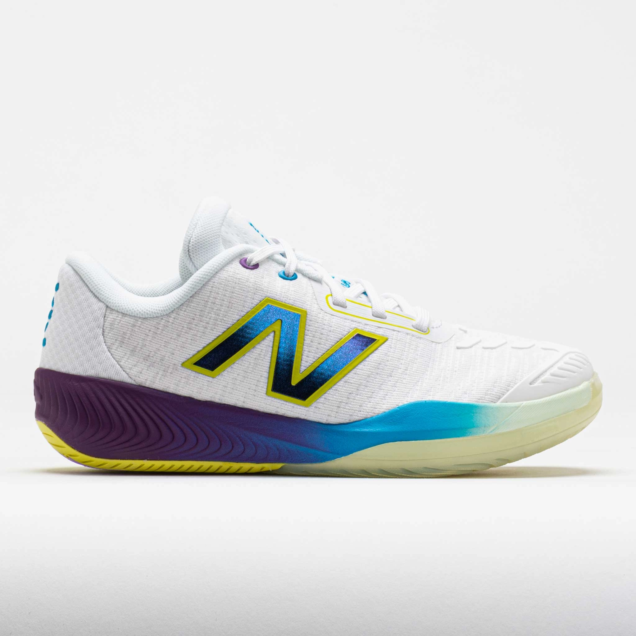 New Balance 996v5 Women's  White/Purple Fade/Coastal Blue running for a way to stay free Sporty
