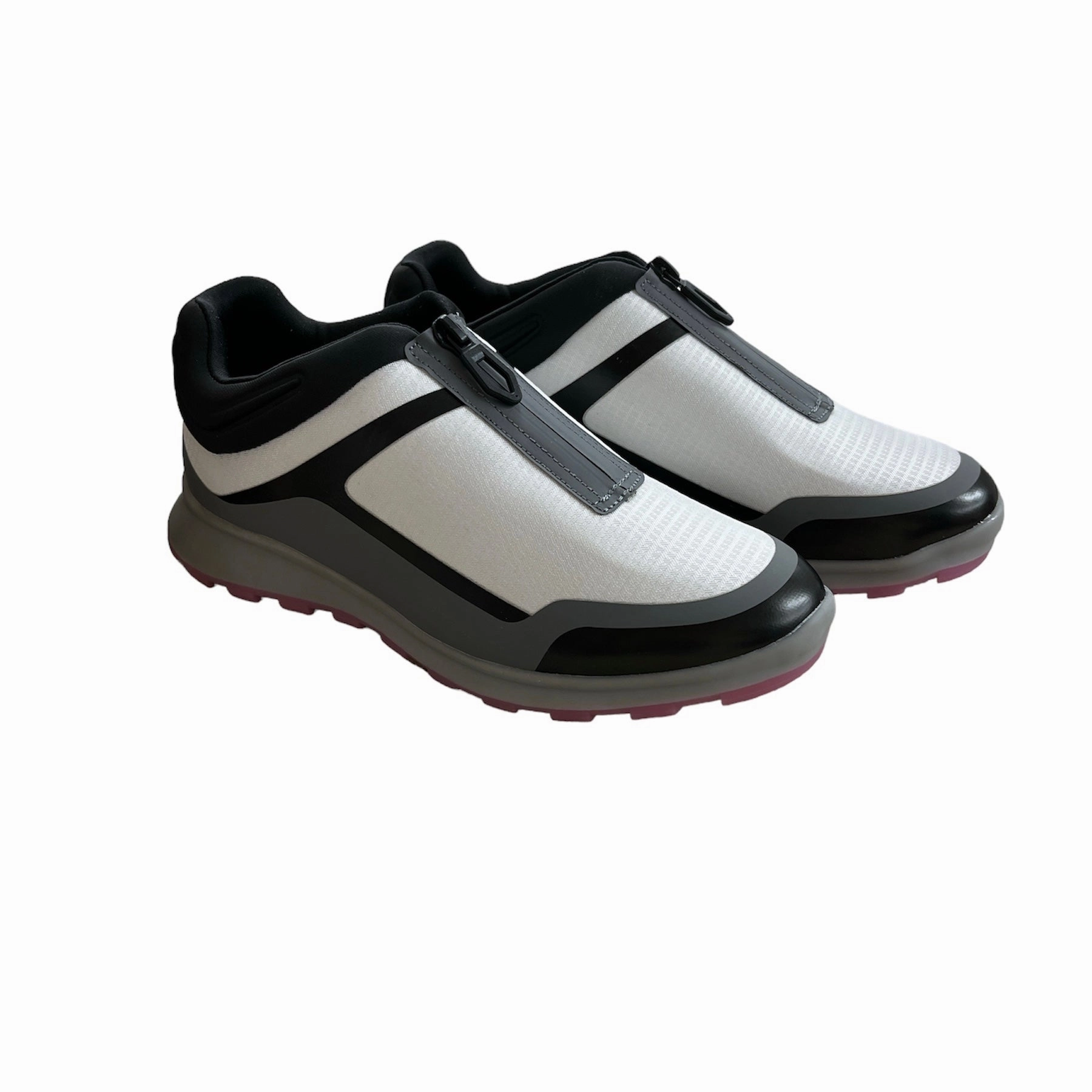 Razzle Nylon Waterproof Sneaker White/Black Loafer Style