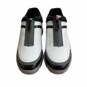 Comfortable Midsole Razzle Nylon Waterproof Sneaker White/Black