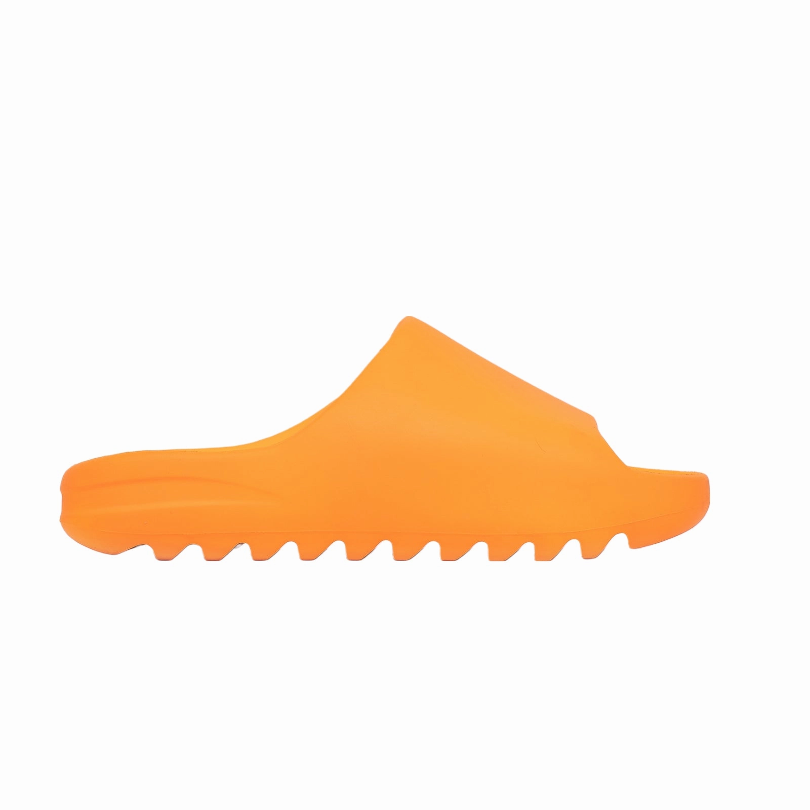 Soft Leather Yeezy Slides, Enflame Orange
