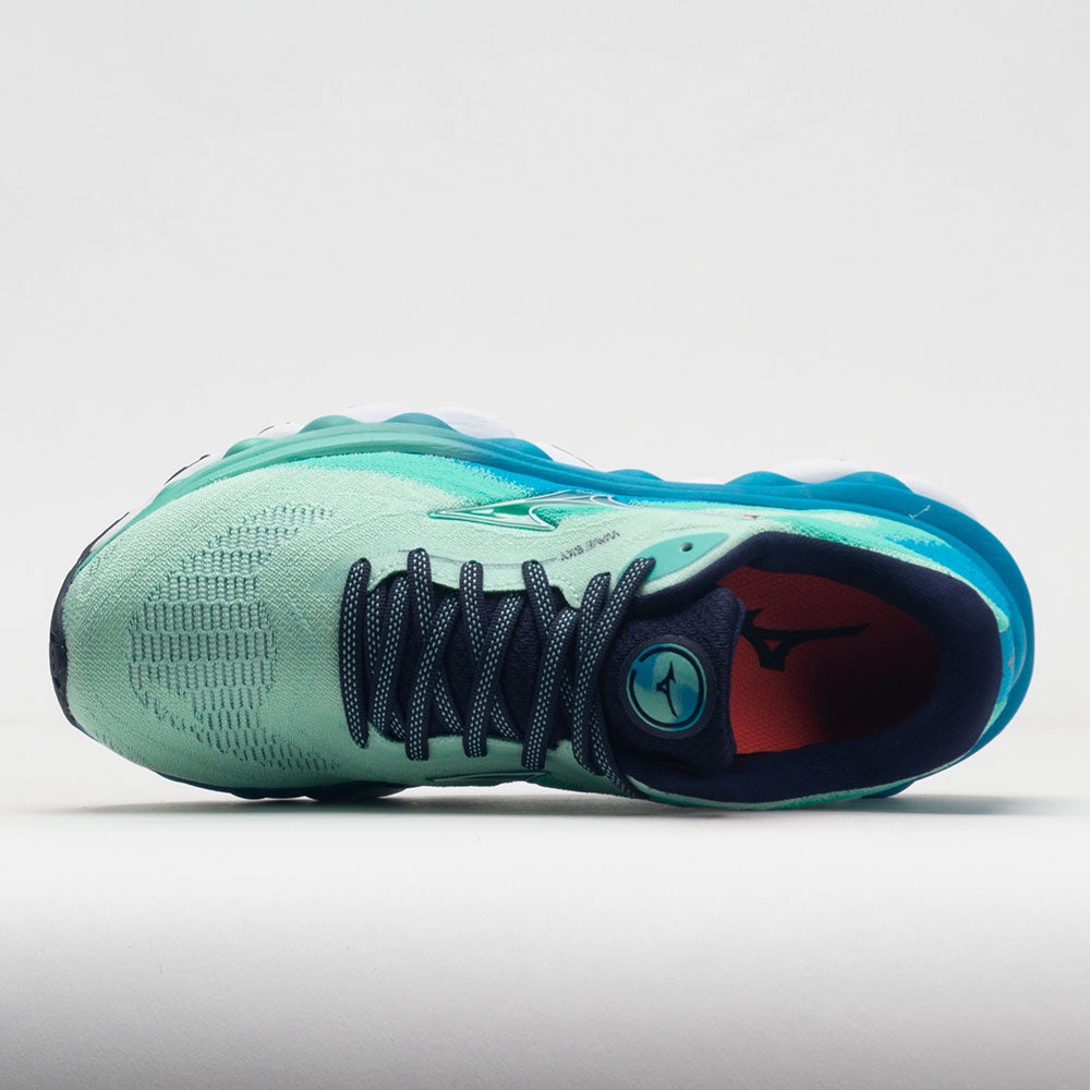 Mizuno Wave Sky 7 Women's  Beveled Glass/White Running essentials