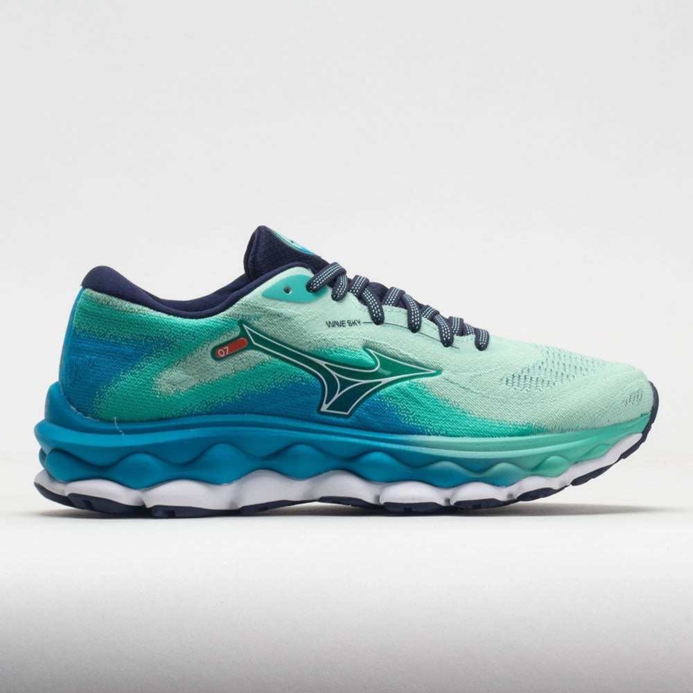 Mizuno Wave Sky 7 Women's  Beveled Glass/White weekend warriors High Energy Return