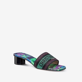 Dway Heeled Slide Multicolor - Designer Slides & Sandals for Women Chill Time Knotted Straps