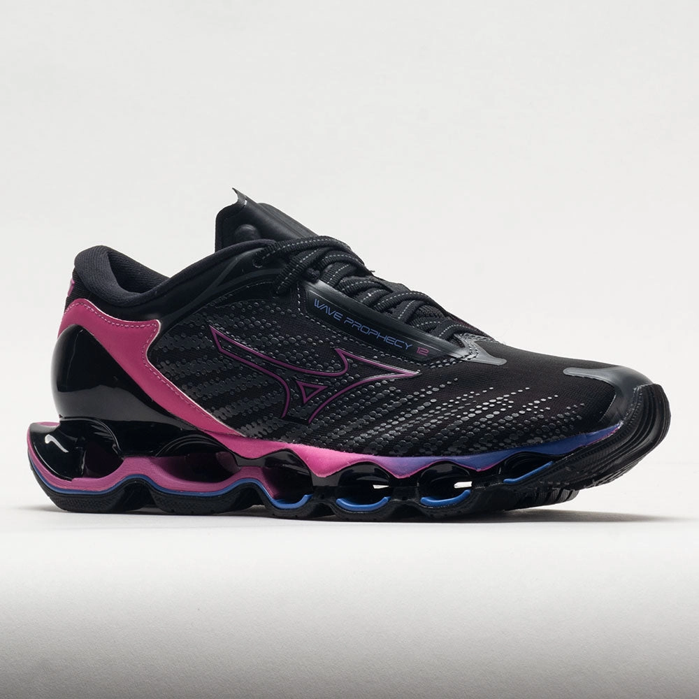 Mizuno Wave Prophecy 12 Women's  Black Oyster foot - endurance running shoes lightweight - materials