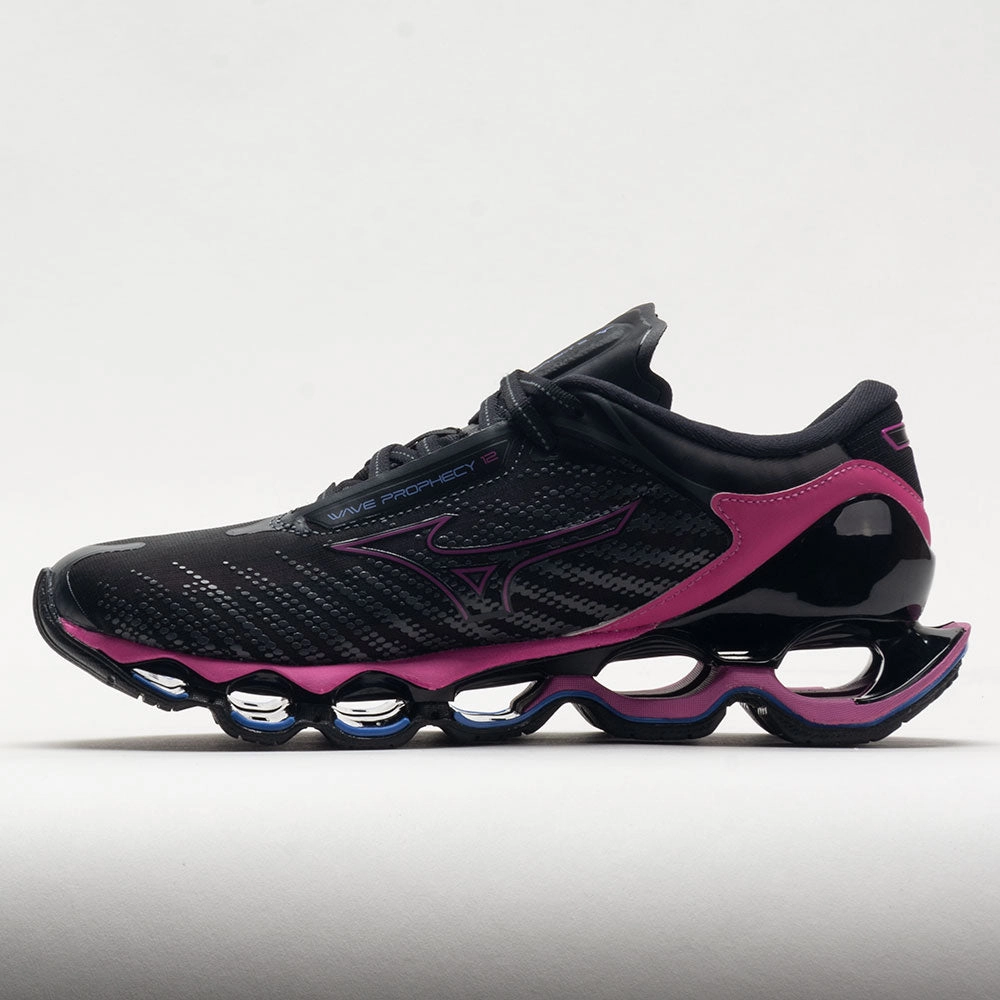 Mizuno Wave Prophecy 12 Women's  Black Oyster cross - country running footwear Urban Runner