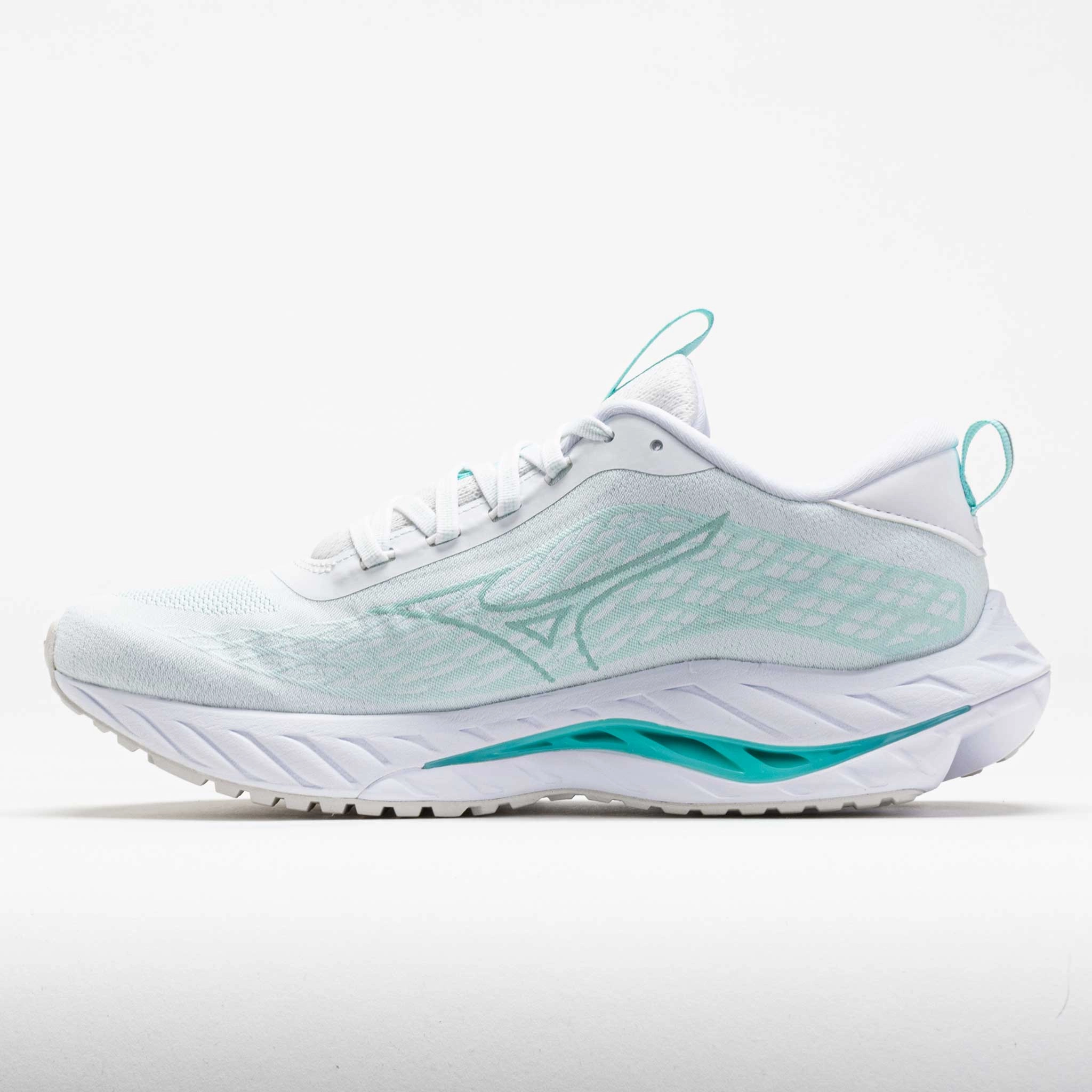 Mizuno Wave Inspire 20 Women's  White/Aquifer classic - inspired shoes Winter running protection