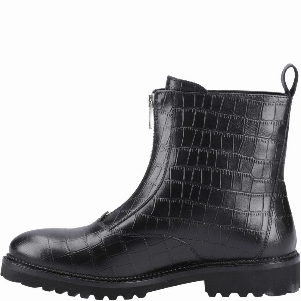 Hush Puppies Gena Front Zip Boot Soft Soles Break Pace