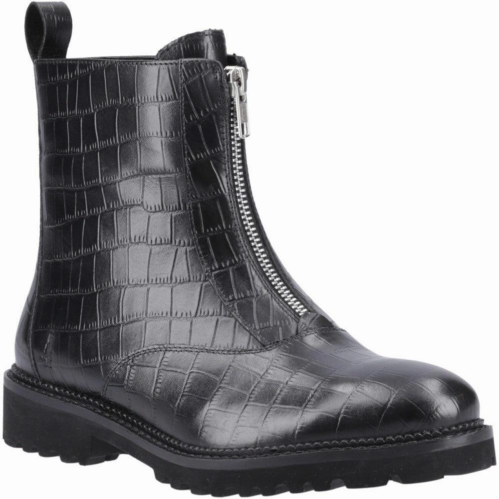 Hush Puppies Gena Front Zip Boot Slim Look