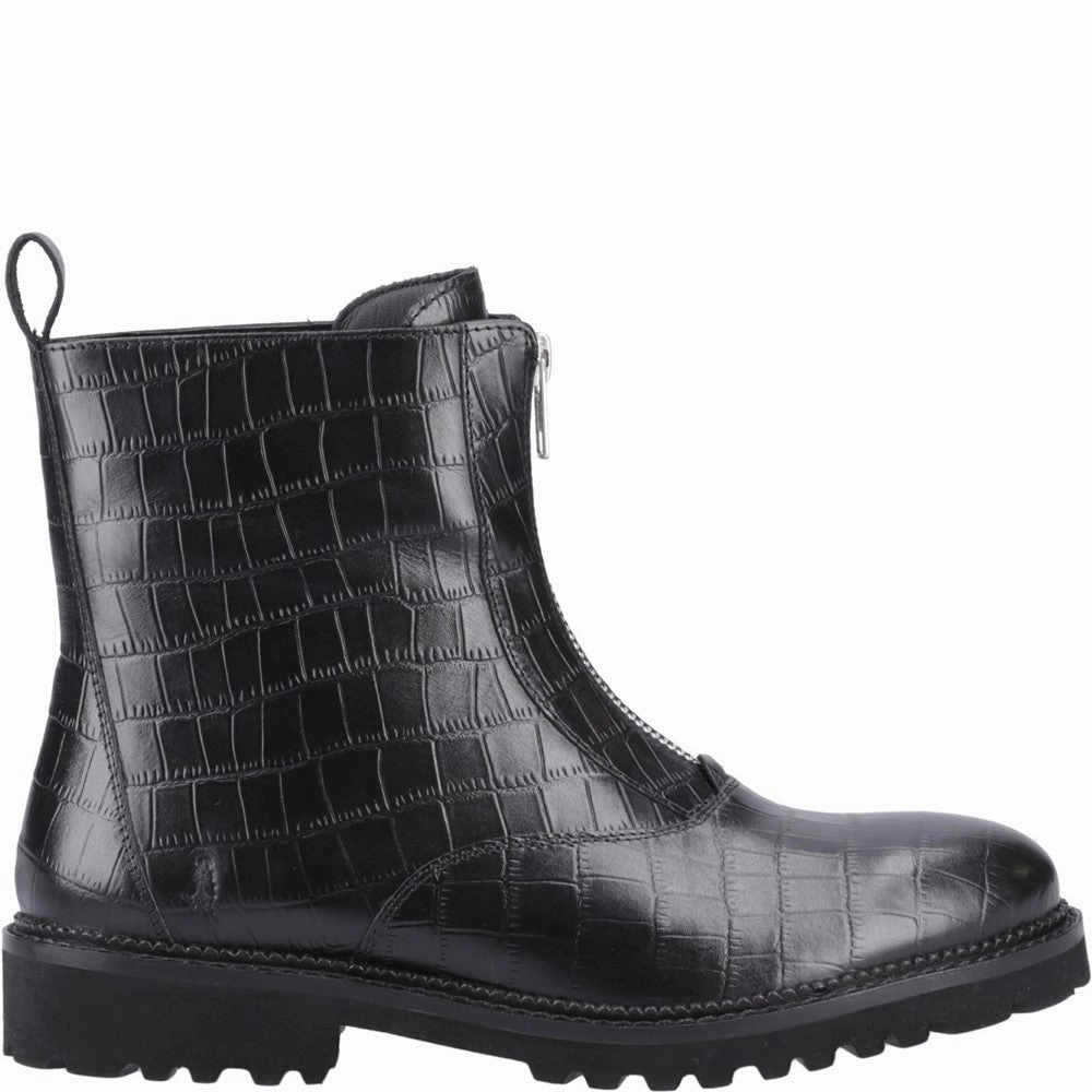 Hush Puppies Gena Front Zip Boot Anywhere Wear Simple Match