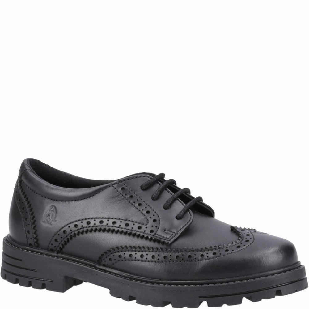 Hush Puppies Maxine Senior School Shoes Stream Jog Ocean Path
